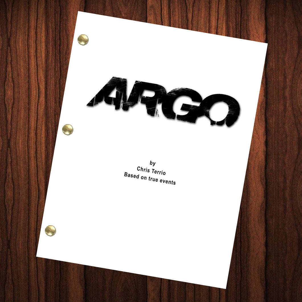 Argo Movie Script Reprint Full Screenplay Full Script