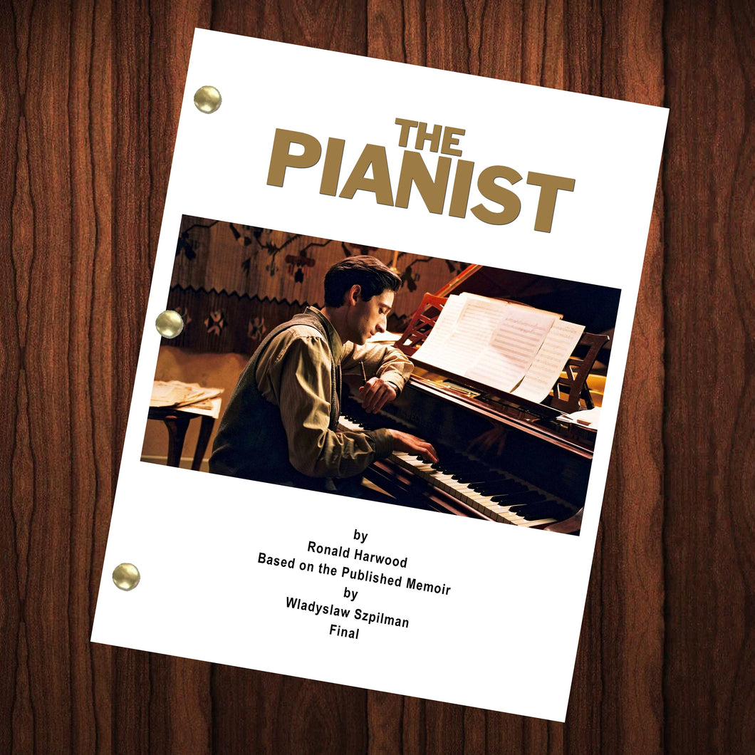 The Pianist Movie Script Reprint Full Screenplay Full Script Władysław Szpilman