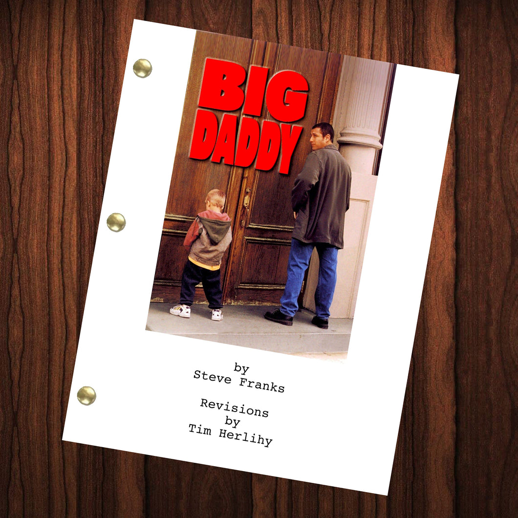 Big Daddy Movie Script Reprint Full Screenplay Full Script Movie Gift Cinema Theater Big Daddy