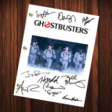Load image into Gallery viewer, Ghostbusters Movie Script Reprint Autographed Cast Signed Full Screenplay Full Script   Dr. Peter Venkman Dana Barret Dan Aykroyd

