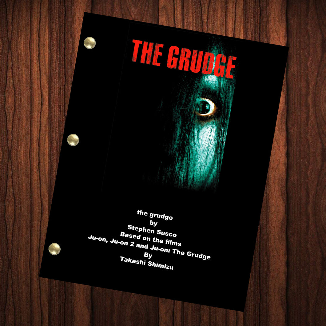 The Grudge Movie Script Reprint Full Screenplay Full Script Horror Movie Cinema