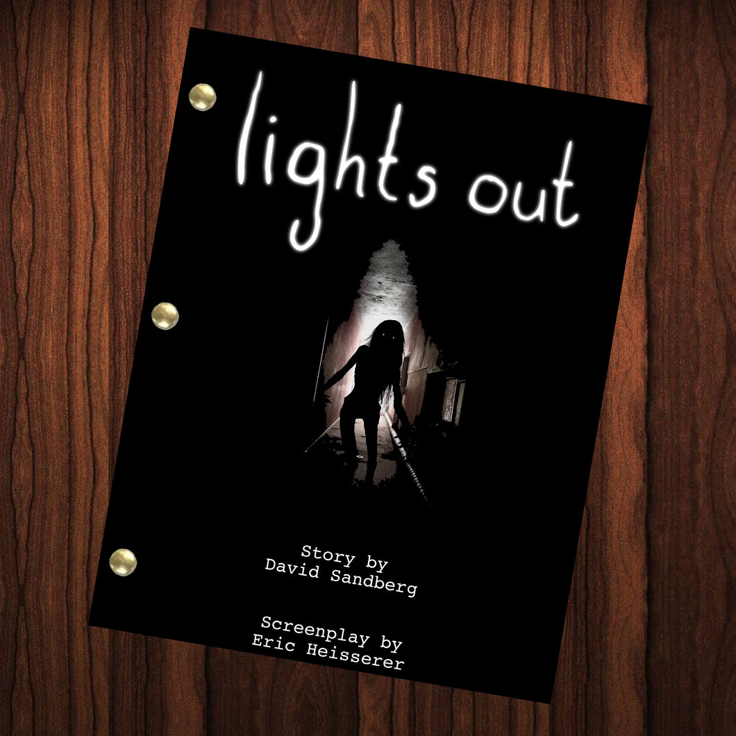 Lights Out Movie Script Reprint Full Screenplay Full Script Horror Movie Cinema
