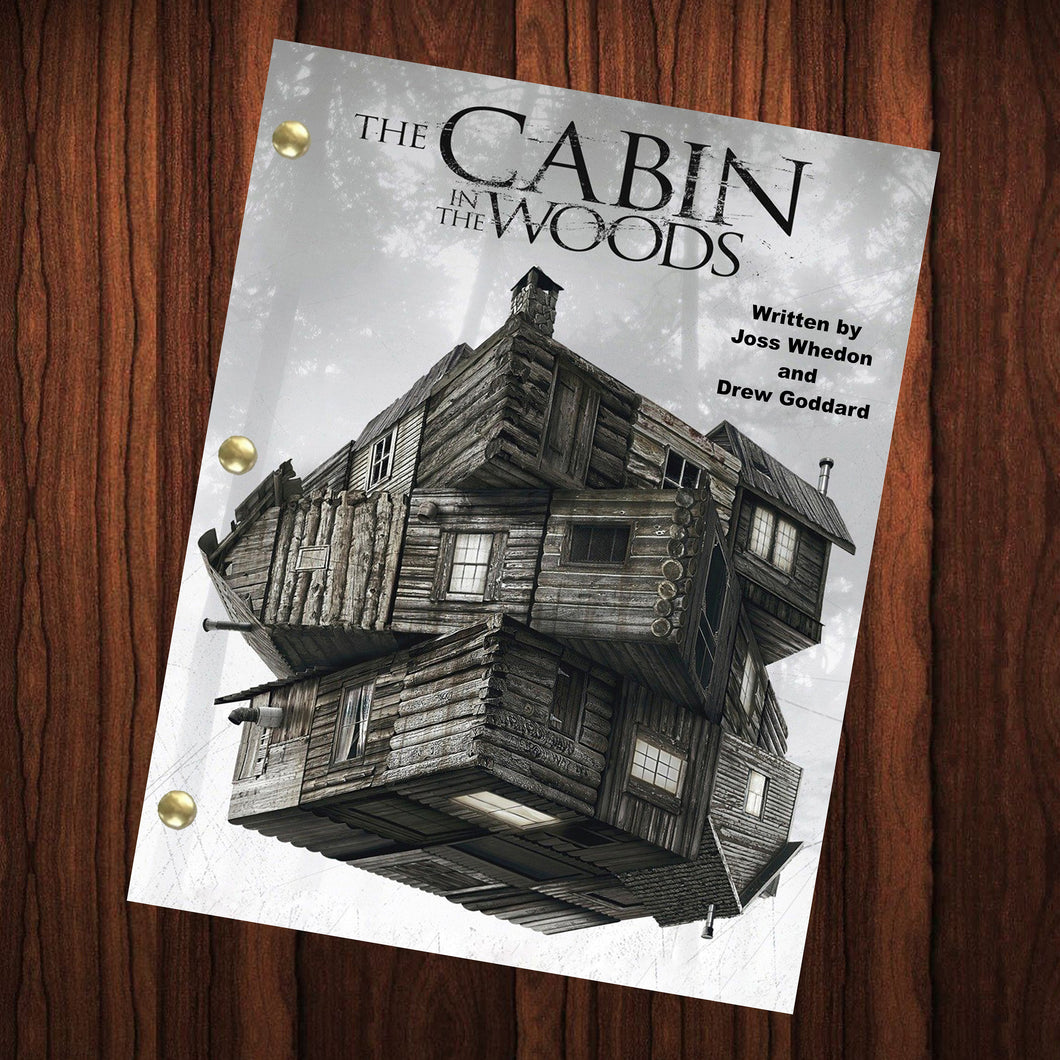 The Cabin in the Woods Movie Script Reprint Full Screenplay Full Script Horror Movie Cinema