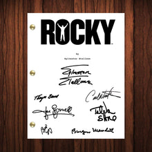Load image into Gallery viewer, Rocky Autographed Signed Script Reprint Rocky Cast Signed Autograph Reprint Full Screenplay Sylvester Stallone Talia Shire
