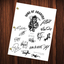 Load image into Gallery viewer, Sons Of Anarchy Autographed Signed TV Show Script Pilot Episode Full Screenplay S.O.A
