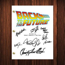 Load image into Gallery viewer, Back To The Future Signed Autographed Script Full Screenplay Full Script Reprint Michael J Fox
