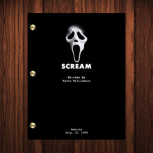 Load image into Gallery viewer, Scream Movie Script Reprint Full Screenplay Full Script
