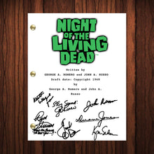 Load image into Gallery viewer, Night Of The Living Dead Signed Autographed Script Full Screenplay Full Script Reprint Judith O&#39;Dea Duane Jones John Russo George A. Romero
