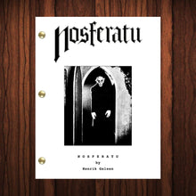 Load image into Gallery viewer, Nosferatu Movie Script Reprint Full Screenplay Full Script A Symphony of Horror Dracula Bram Stoker Count Orlok
