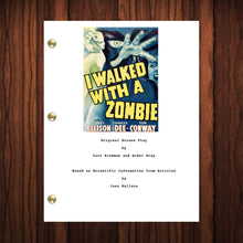 Load image into Gallery viewer, I Walked With A Zombie Movie Script Reprint Full Screenplay Full Script
