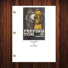 Load image into Gallery viewer, Peeping Tom Movie Script Reprint Full Screenplay Full Script Horror
