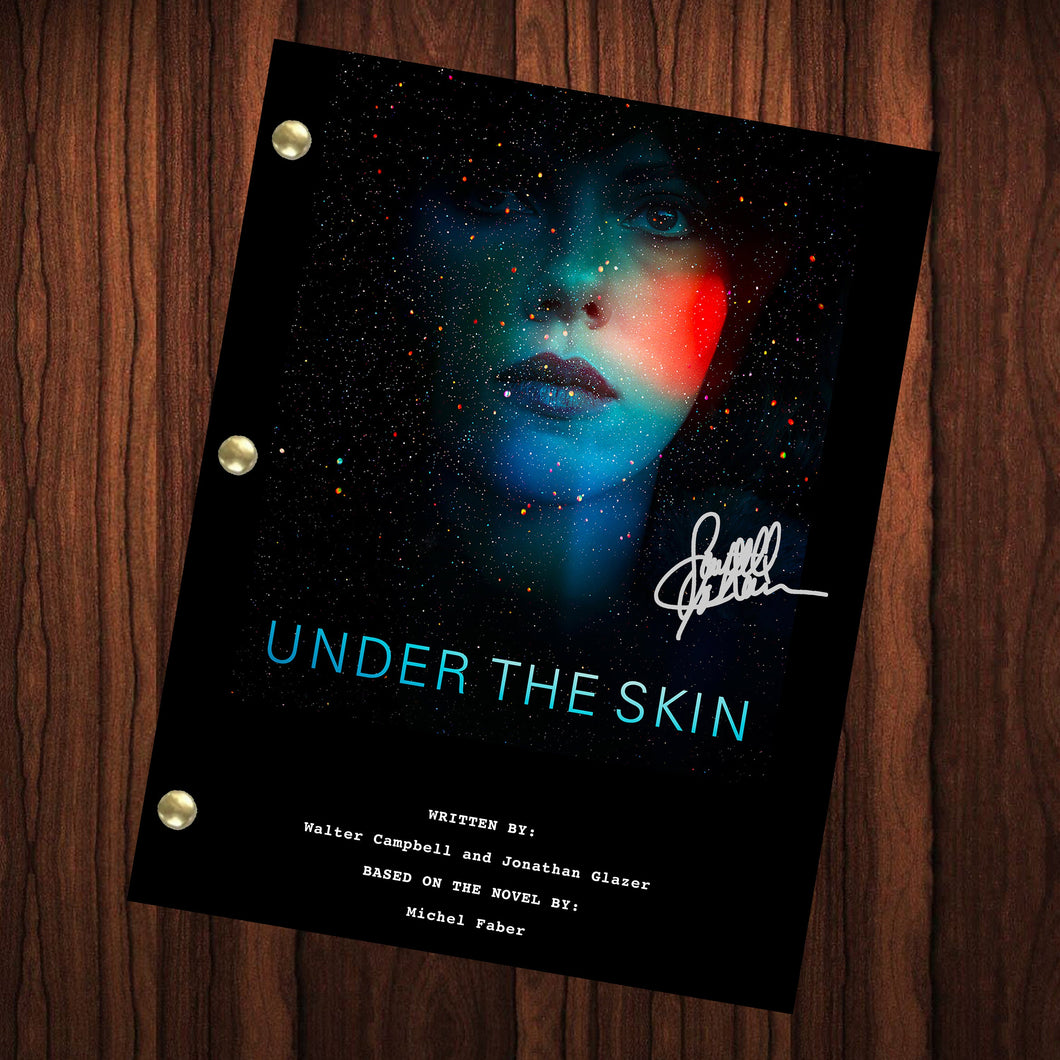Under The Skin Autographed Signed Script Reprint Scarlett Johansson Signed Cast Autograph Reprint Full Screenplay