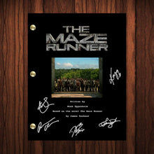 Load image into Gallery viewer, The Maze Runner Signed Autographed Script Full Screenplay Full Script Reprint Dylan O&#39;Brien Kaya Scodelario
