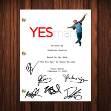 Load image into Gallery viewer, Yes Man Autographed Signed Movie Script Reprint Jim Carey Zooey Deschanel Autograph Reprint Full Screenplay Full Script
