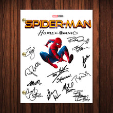 Load image into Gallery viewer, Spiderman Homecoming Signed Autographed Script Full Transcript Reprint Spiderman Tom Holland Stan Lee  Avengers
