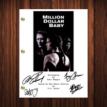 Load image into Gallery viewer, Million Dollar Baby Autographed Signed Movie Script Reprint Full Screenplay Full Script Clint Eastwood Hilary Swank Morgan Freeman
