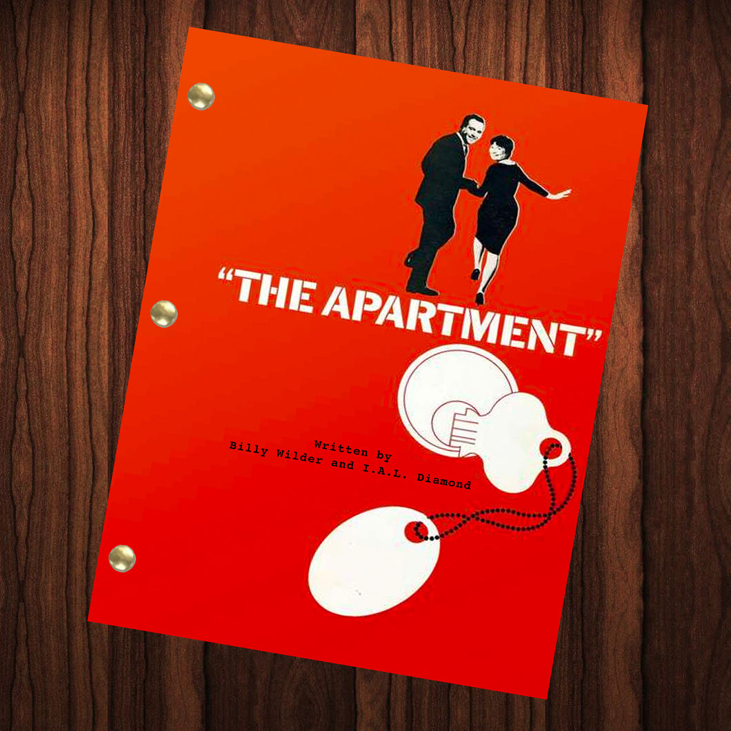The Apartment Movie Script Reprint Full Screenplay Full Script Billy Wilder Jack Lemmon